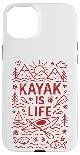 Kayak Canoes-Boat Kayaking, JbN tBbVO JbN V[JbN ނ JbN X}zP[X iPhone 15 Plus p