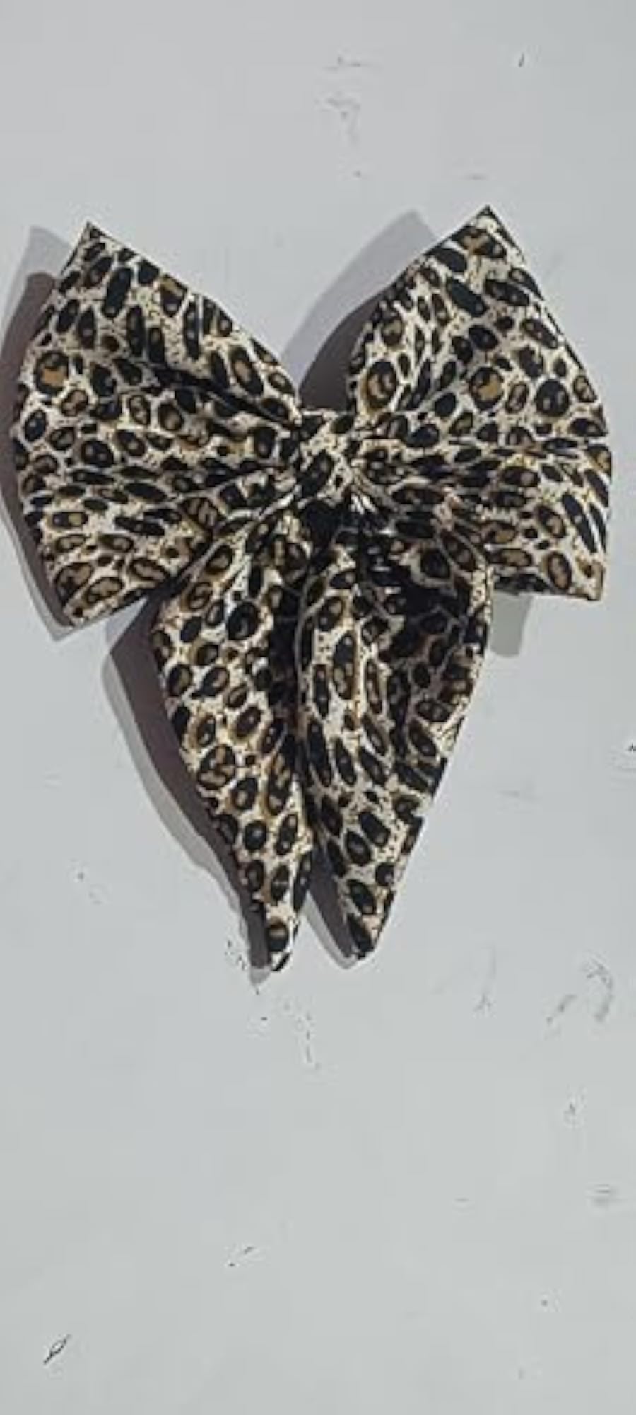 Large Leopard Print Hair Bow, Fashion Hair Accessory