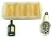 Compatible with Homelite 330 Tune Up kit for Gas Chainsaws Includes Air Filter, Fuel Filter, and Spark Plug