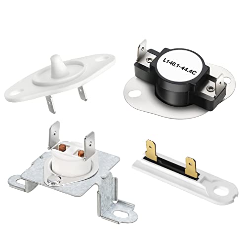 279973 & 3392519 & 8577274 Dryer Thermal Cut-Off Fuse Kit with Thermistor Control and Thermal Fuse by Blutoget -Compatible for Whirlpool Kenmore Samsung Maytag electric Dryers