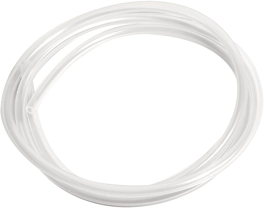 Quickun Pure Silicone Tube, Inner Diameter 0.1 inch (3 mm) x Outer Diameter 0.2 inch (5 mm), Length 3.3 ft (1 m) High Temperature Food Grade Pure Silica Gel Tube, High Temperature Food Grade Pure