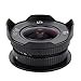 Produktbild Entatial Fisheye-Objektiv 8 mm 1: 3,8 C Mount 4/3"Fisheye spiegellos für Micro 4/3 MFT M4/3 E-PL7 Vollbild M4/3 für Panasonic Lumix Micro-Kamera