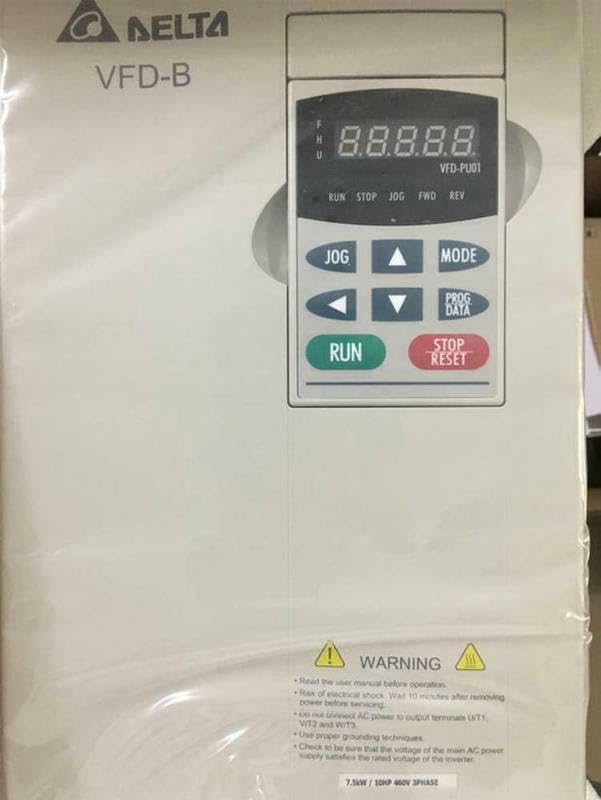 VFD075B43A VFD-B Inverter Frequency Converter 7.5kw 10HP 3 Phase 380V 400HZ