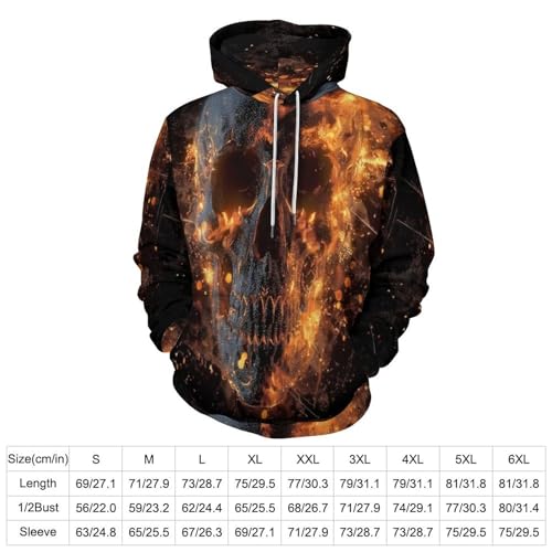 Pull homme graphique affiche mystérieuse 3D de mode créative