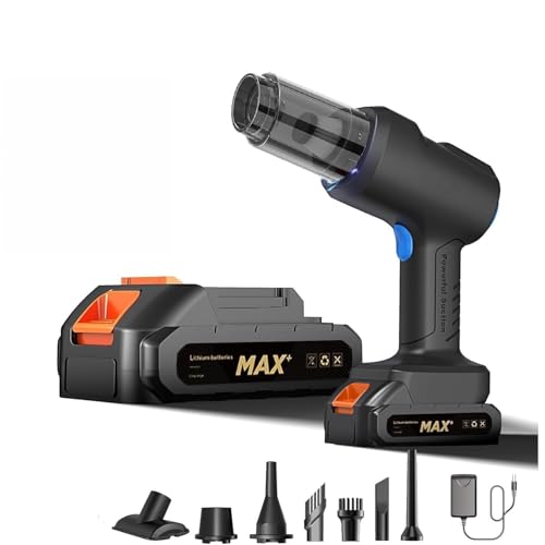 Image of Car Vacuum Cleaner with Blower | USB Rechargeable Wireless Handheld Cleaner Traveling,Portable,Rechargeable (3in1) (4-1)