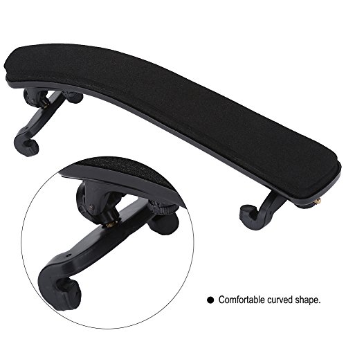 Alomejor Apoio de ombro para violino, suporte de ombro de borracha durável 3/4 4/4 para violino conf