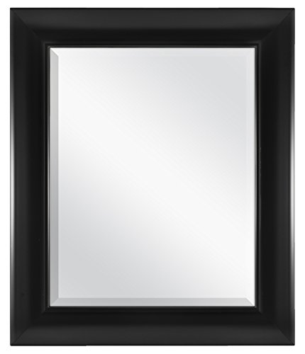 MCS Simplicity Mirror, 21.5 x 25.5 Overall Size, Black