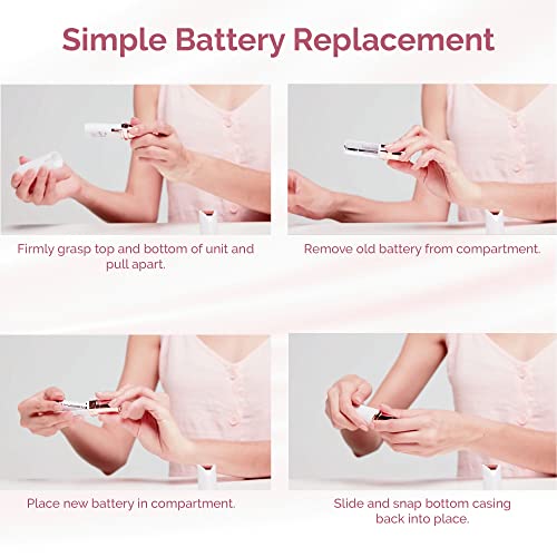 Finishing Touch GR-001 Flawless Women'S Painless Hair Remover, Blush/Rose Gold thumb #6