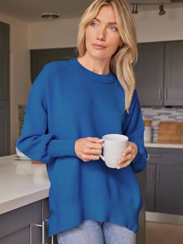 Image of EFAN Womens Oversized Sweaters Batwing Sleeve 2026 Fall Fashion Outfits | Trendy Chunky Knit Pullover, Slouchy Fit Clothes, Cozy Layering Essentials, Cute Winter Clothing, Comfy Casual Daily Wear