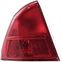 Evan-Fischer Tail Light Assembly Compatible with 2001-2002 Honda Civic Outer Sedan Driver Side