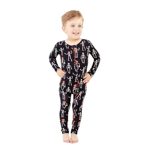 Convertible Footie Pajamas | Two-Way Zipper for Easy Diaper Changes | Tagless Pajamas | Soft, Durable Sleepwear