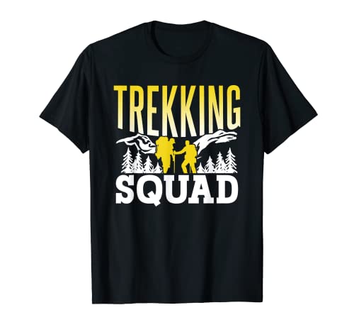 Squadra Di Trekking Escursionista Escursioni Escursione Maglietta