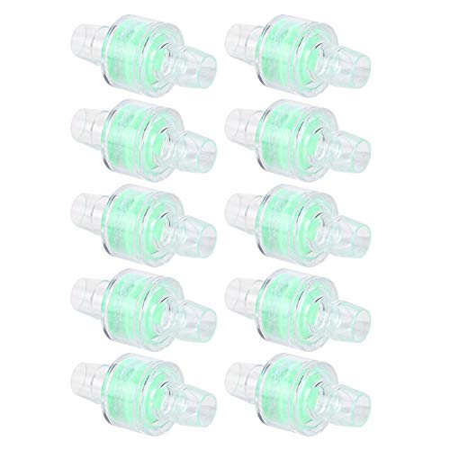 Filtro de tubo, 10 pcs ABS Verde Aquário Bomba de Água Tubo de Silicone Filtro de Tanques de Peixes