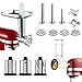 Produktbild COFUN Gemüseschneider & Fleischwolf für KitchenAid Zubehör Set, Inklusive Fleischwolf mit 4 Mahlscheibe 3 Wurstfüllhörner und 3 Edelstahl-Schreddern  Aufsatz für KitchenAid