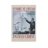トーマス・ルフ ジャック・シラクの栄光、1998年 ポスター ウォールアート キャンバス 印刷 画像 ポスター ホーム装飾08x12inch(20x30cm)