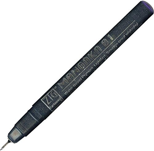 Zig Cartoonist Mangaka Marker Pen - 0.1mm Tip - Violet