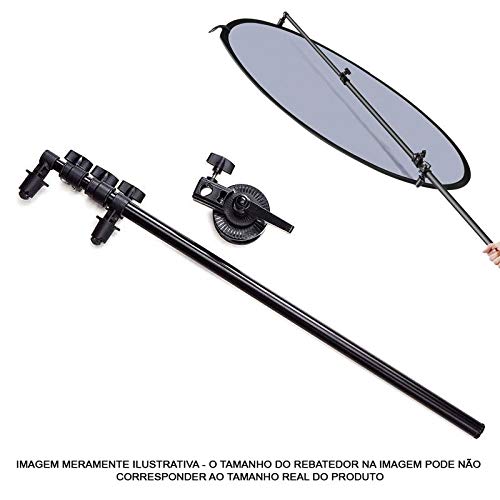 Kit Rebatedor Difusor Circular 5x1 60cm Haste LRH01 e Tripé