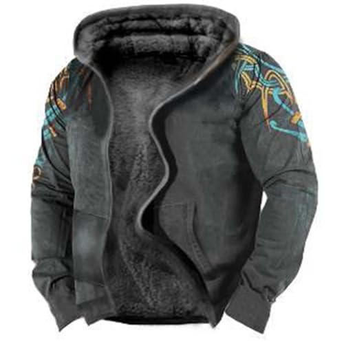 Manteau long de extérieur pour homme veste polaire chaude pour chantier et ville