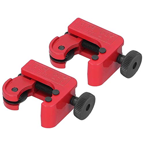 Xolsurg Mini Pipe Cutter Portable Copper Aluminum Tube Cutter Tool Accessory for Plumbing Refrigeration Maintenance 2pcs