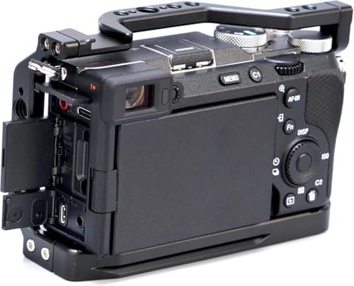 Hersmay Camera Cage for Sony a7cii /a7cr Camera, Quick Release Plate for Arca-Swiss - Image 4