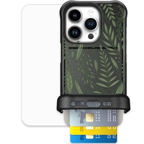 Scooch for iPhone 15 Pro Wallet Case Card Holder, Wingmate, Willow Garden
