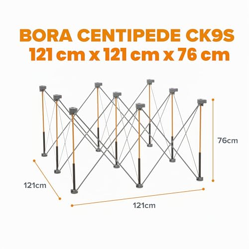 Mesa taller plegable Bora Centipede CK9S para ahorrar espacio 4x4 3