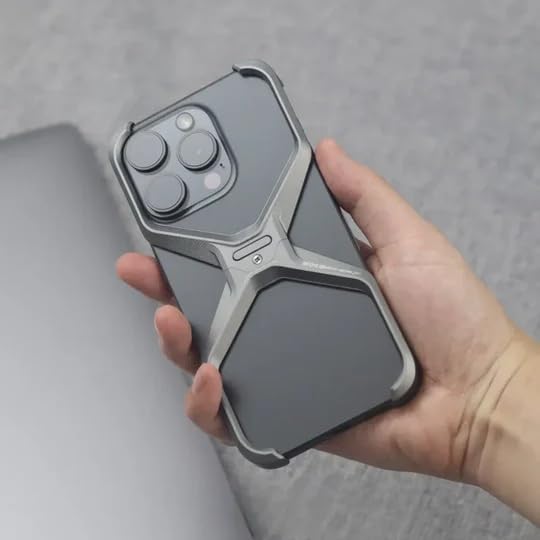 UniqTry Frameless X Shaped Case for iPhone 15 Pro | Luxury