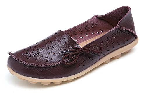 Image of VenusCelia Women's Breathable Comfort Walking Office Flat Loafer