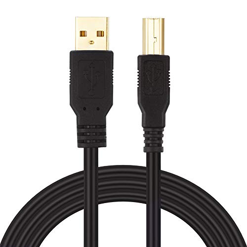 Printer Cable, NeeKeons USB Type A Male to Type B Male Printer Cable