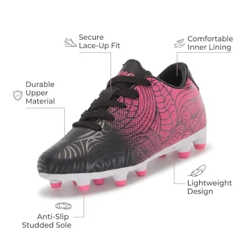 Zapatillas de fútbol para niños Vizari Cali FG botas infantiles de tacos unisex 4