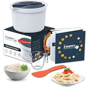 Zwippy Microwave Rice Cooker Steamer Pasta Cooker