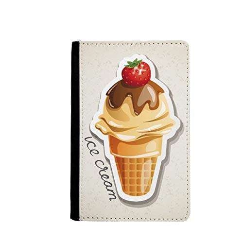 Étui portefeuille voyage passeport crème glacée multicolore et pochette protection