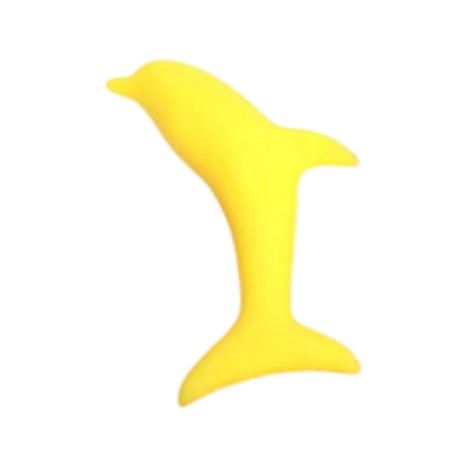Dolphin Shaped Silicone Wine Stopper Wine Gift for New Year Wedding Birthday Yellow-image-4