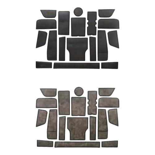 Clynex For Huawei, for Aito M5 2022-2023 Accesorios Consola Central de Puerta de Coche Caja de Almacenamiento de Tazas de Agua Esteras con Ranura for Puerta Esteras Antideslizantes Alfombrilla antides