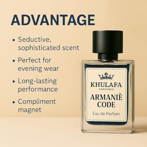 Image of Armanie Code Profumo Inspired Perfume for Men | Warm & Seductive EDP with Amber, Tonka & Leather | Long-Lasting Scent for Parties, Dates & Winter | Gift for Him | 50ML