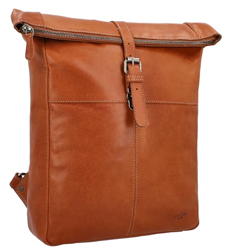 Gusti Zaino in pelle – Valja donna e uomo borsa per computer portatile zaino in pelle, Marrone 4, 25.5 x 35.5 x 9 cm