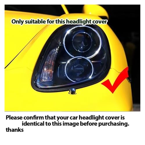 Couvercle de phare pour Boxster Cayman 981 2013-2016 gauche et droite