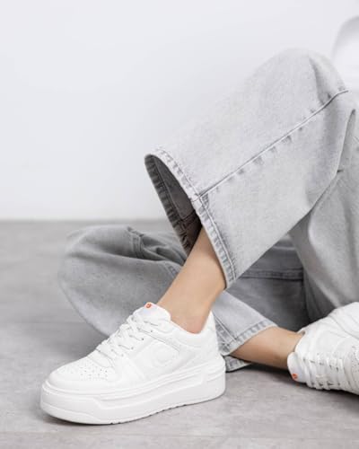 REFRESH - Zapatilla Mujer Blanco - Calzado Cómodo y Versátil - Moda Casual - Modelo 17310902 (Talla 39) - imagen 2