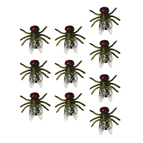 Sharplace Fliegen Insekten Witz Spielzeug Streich Trick Spielzeug für Halloween Party, Grün