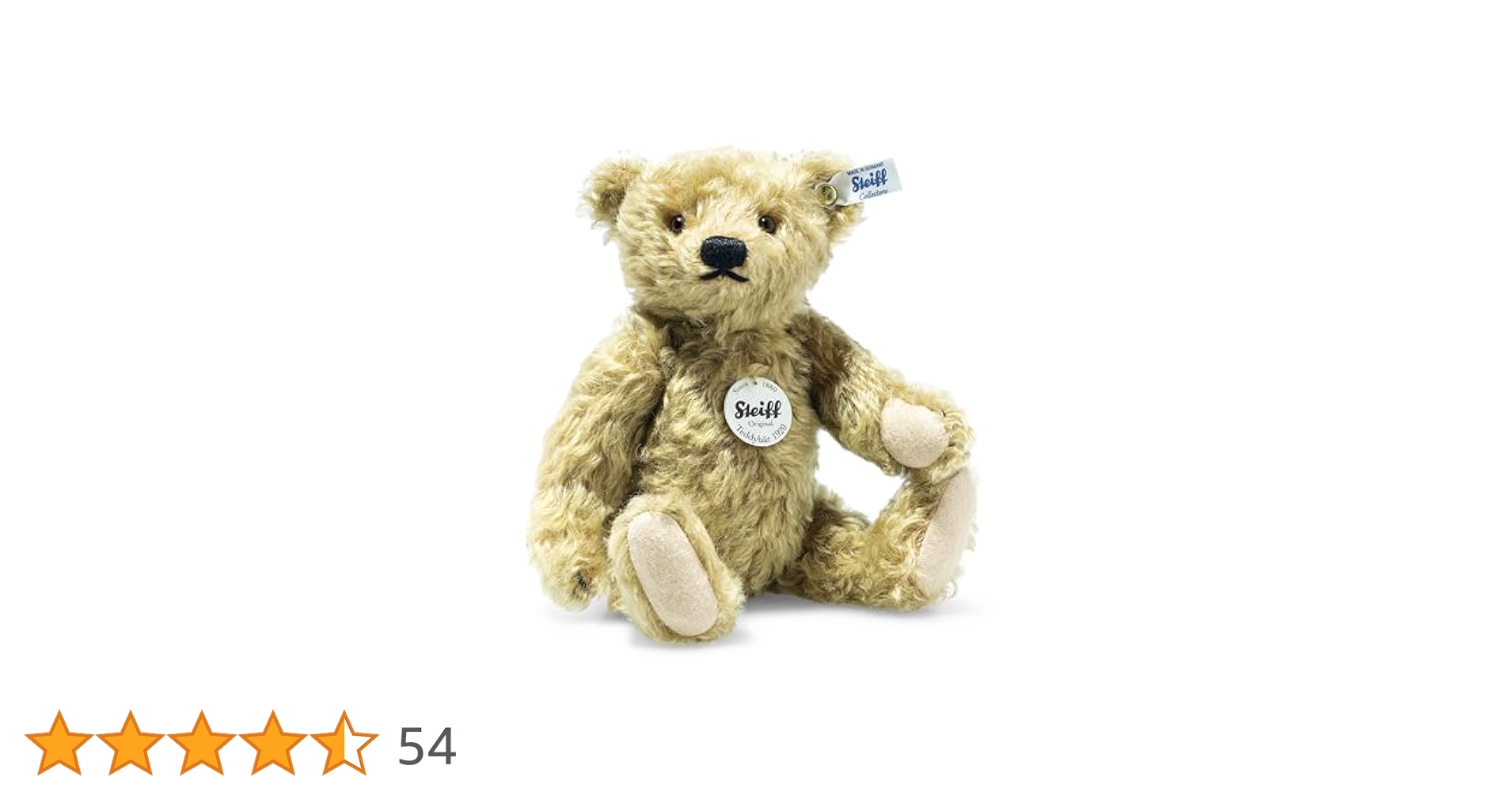 テディベア　モヘア　18cm teddy bear テディベアのハニー 18cm | ドイツ最高級テディベアのシュタイフ