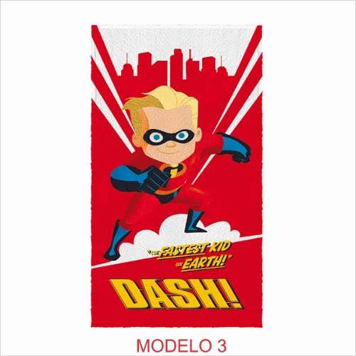 Toalha de Banho Infantil Super Heróis Os Incríveis Lepper