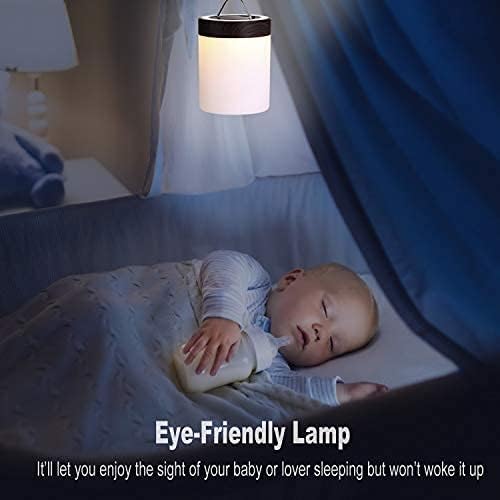 iFkoo Bedside Lamp, Touch Lamp for Bedrooms, Table Lamp with Dimmable Warm Light, Rechargeable Portable Touch Sensor LED Color Changing RGB Night Light, Best Gifts for Baby, Teens, Kids Adults