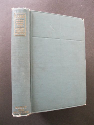 LENIN The Man and His Work B000859850 Book Cover