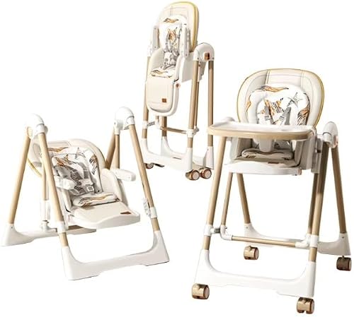 OD Convertible Baby High Chair and Swing with Removable Cushion