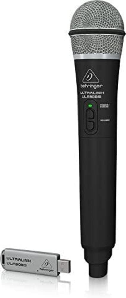 Behringer ULTRALINK ULM300USB High-Performance 2.4 GHz Digital Wireless System with Handheld Microphone and Dual-Mode USB Receiver