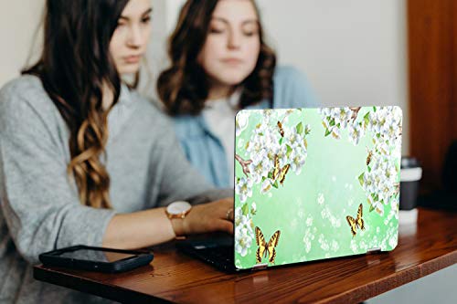 Image of Galaxsia Butterfly D21 Vinyl Laptop Skin /Sticker /Cover /Decal Compatible for Any 14 Inches Laptop (Hp /Dell /Sony /Acer /Lenovo /Asus. Etc) Or Notebook.