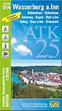  ATK25-O14 Wasserburg a.Inn (Amtliche Topographische Karte 1:25000): Babensham, Schnaitsee, Amerang, Soyen, Rott a.Inn, Edling, Gars a.Inn, Griesstätt ... Amtliche Topographische Karte 1:25000 Bayern)