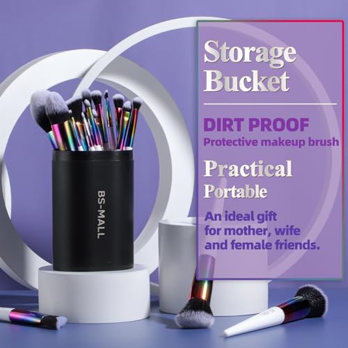 image for BS-MALL Makeup Brushes Makeup Tools Kit Premium Synthetic Powder Found