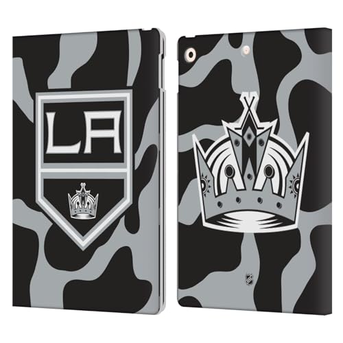 Étui iPad 10.2 Los Angeles Kings Head Case Designs en cuir motif vache
