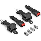 CLUBRALLY Golf Cart Seat Belts, 40' Retractable Universal Seat Belts Kit,Fits Club Car EZGO Yamaha 2 Set